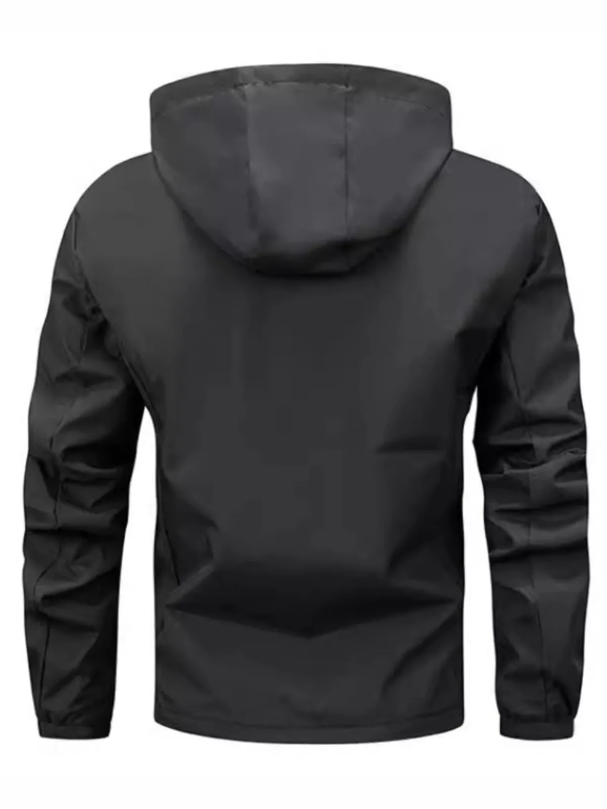 Men's Jacket Softshell Hooded Pockets Casual Winter Jacket Padded Warm Wind Jacket Comfortable Transition Loose Leisure Coat, 2 of 2