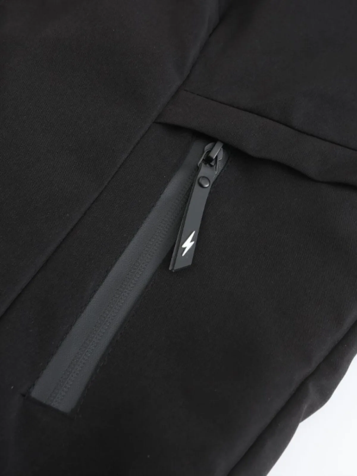 Men's Softshell Jacket Hooded Lightweight Windbreaker Casual Jackets Drawstring Loose Casual Hiking Activewear, 3 of 3