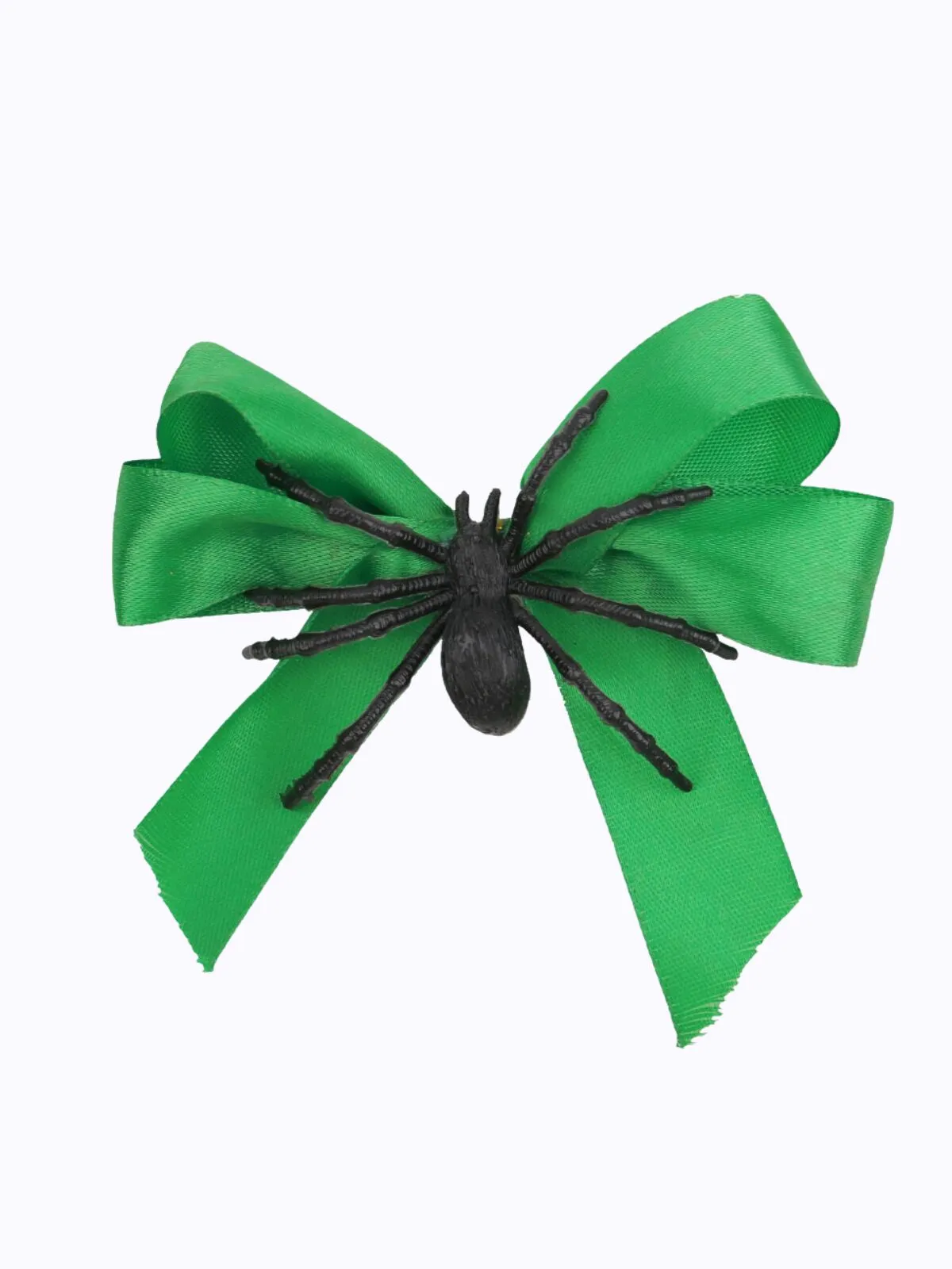 Halloween 1pc Spider Bow Hair Clip Accessory For Cosplay Cute Quirky Side Clip Unique Bangs Clip, 1 of 2