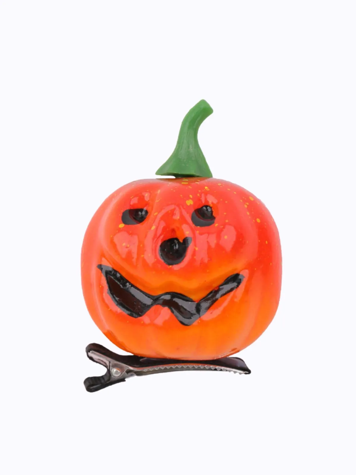 1pcs Cute Halloween Headdress tyling Devil Hairpin Bezel Headwear Pumpkin Hair Tools, 1 of 2