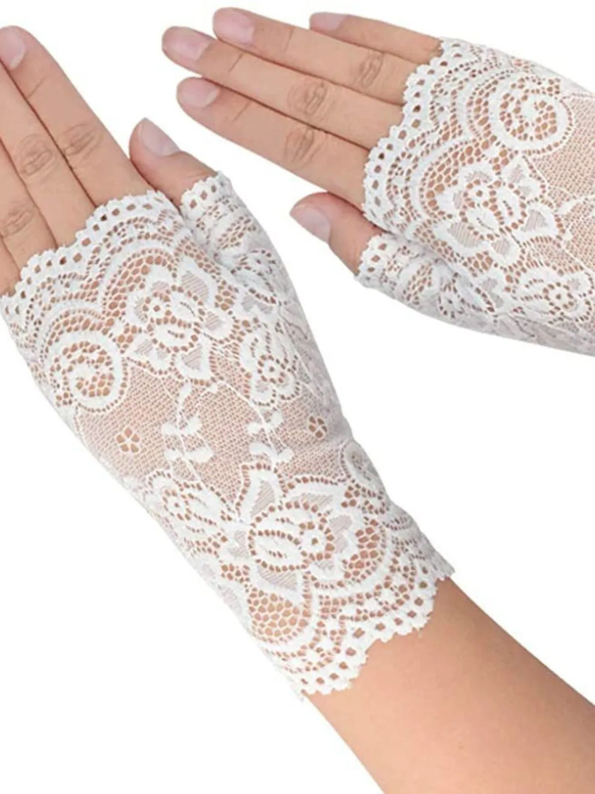 Halloween 1 Pair Lace Lace Fingerless Gloves, 4 of 5