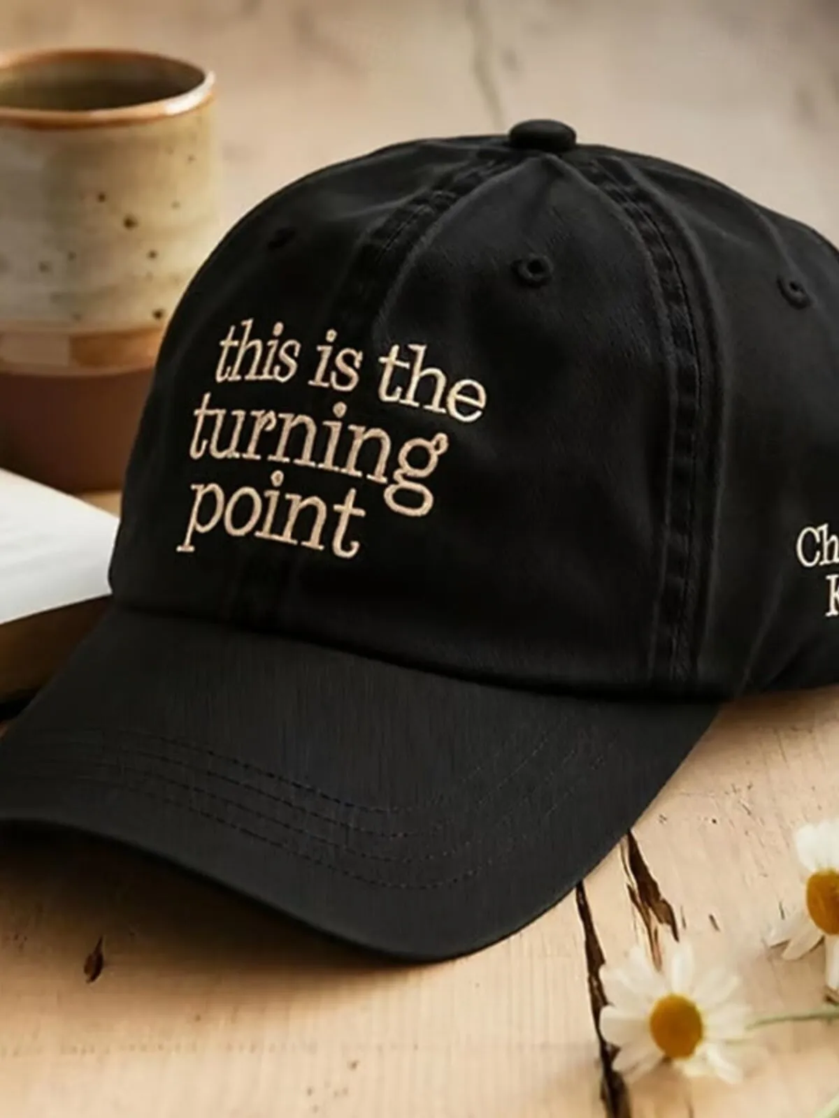 Men's Hat -This Is The Turning Point Quote -Political Statement Hat, 1 of 1