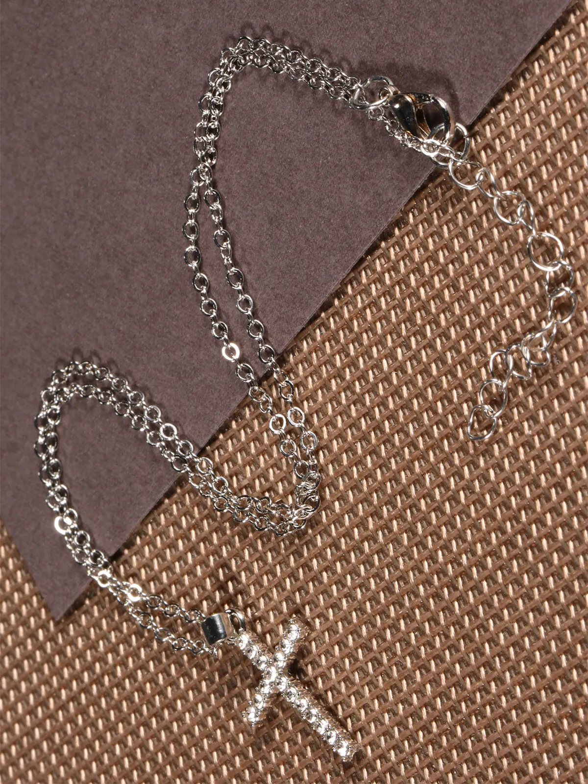 Steampunk Style 1pc Solid Metal Button Alloy Necklace, 4 of 6