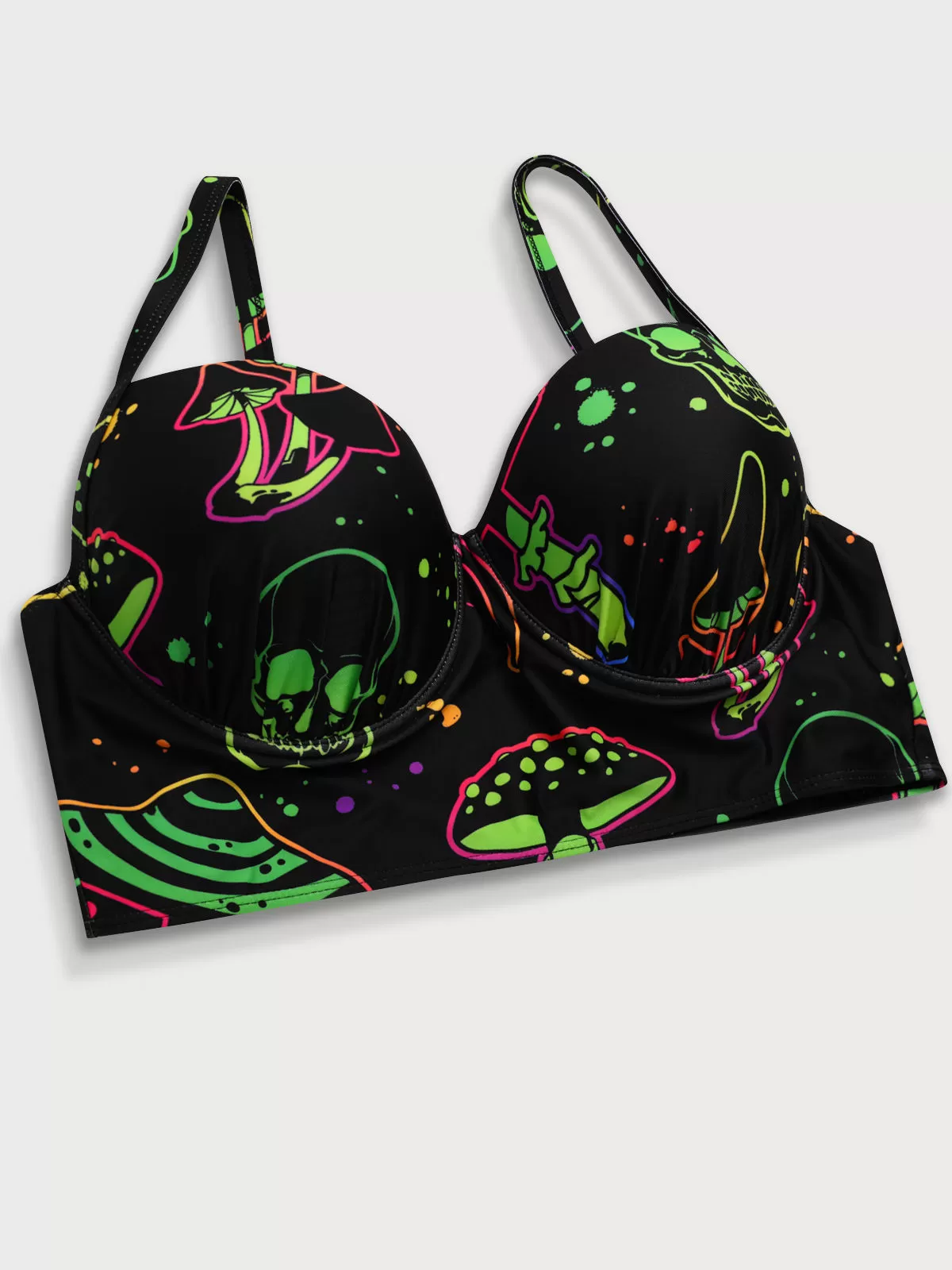 Plus Size Skeleton High Rise Bikini, 4 of 6