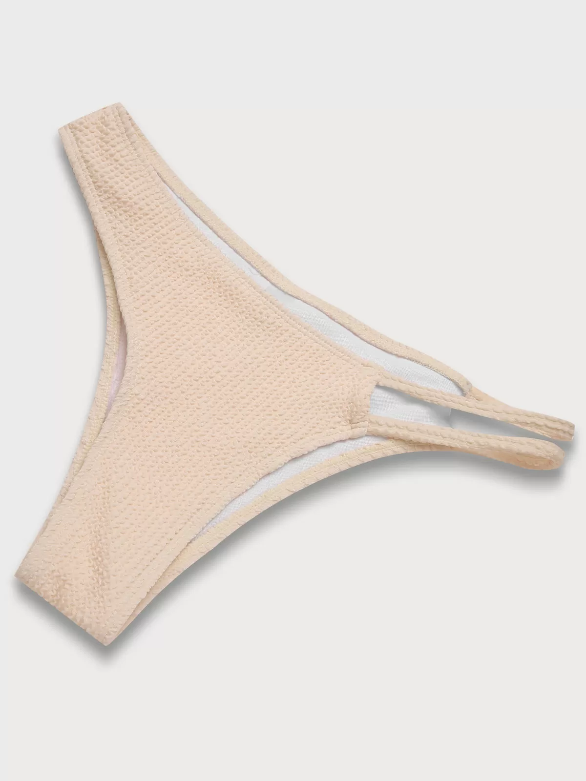 Solid Cut Out High Rise Bikini Sets, 8 of 10