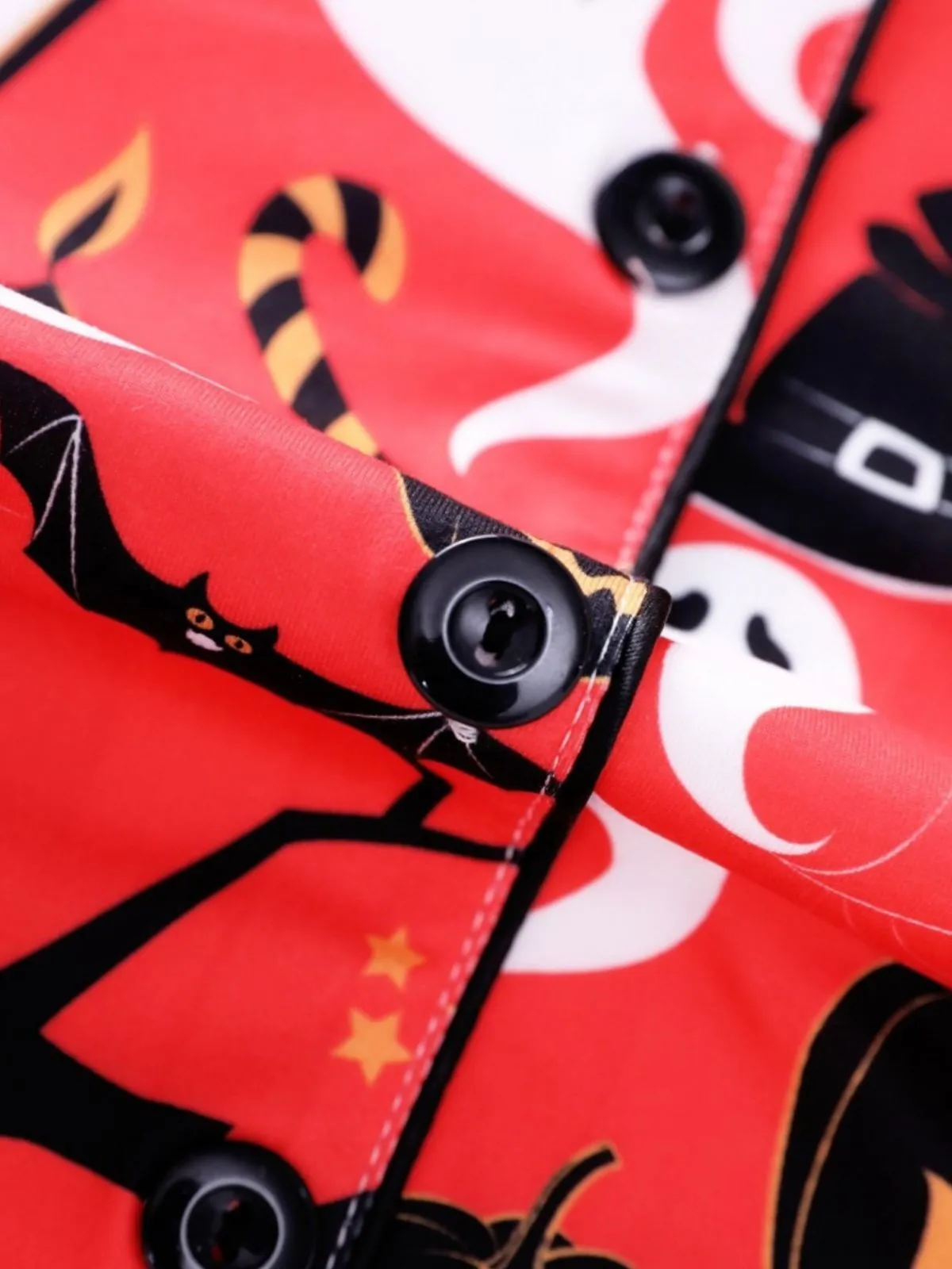 2pcs Halloween Owl Bat Print Pajama Pants Set, 4 of 8