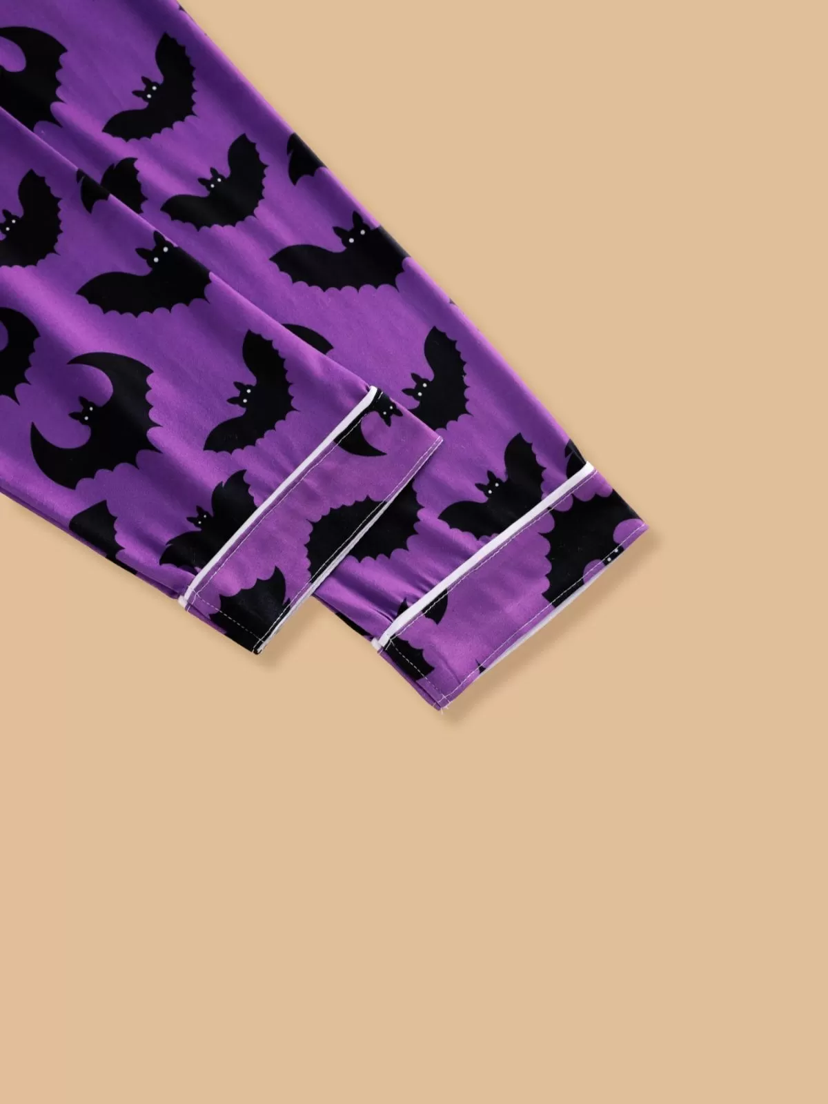 2pcs Halloween Bat Print Pajama Pants Set, 9 of 9