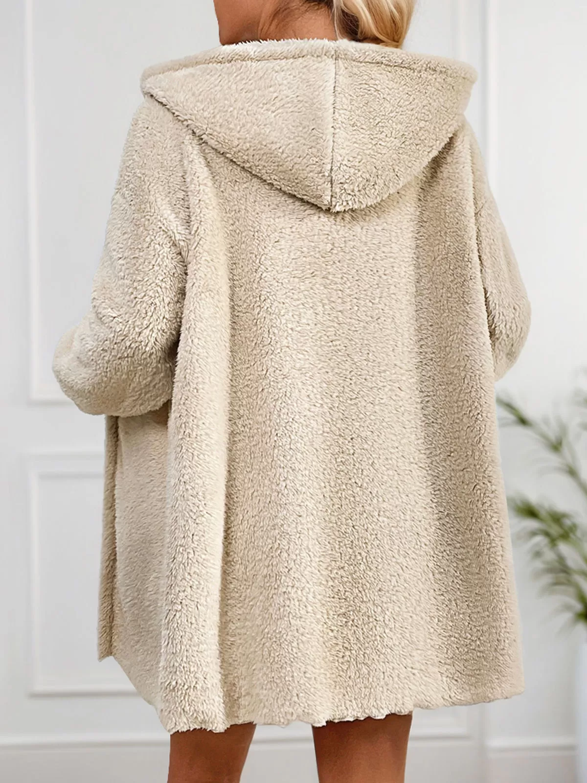 Solid Flannelette Set with Tank & Shorts, Outwear, 2 of 5