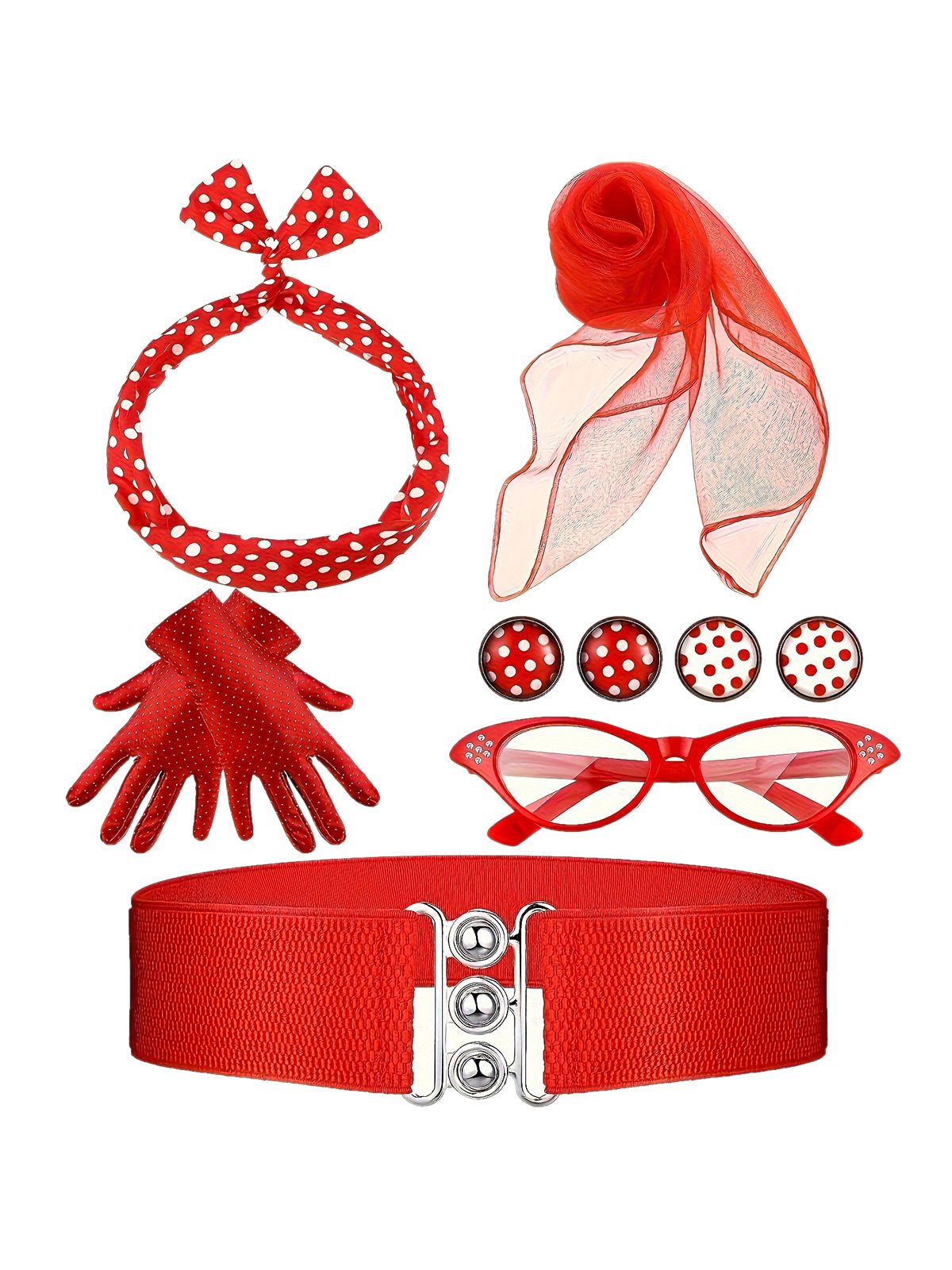 Polka Dot Accessories Set , 2 of 2
