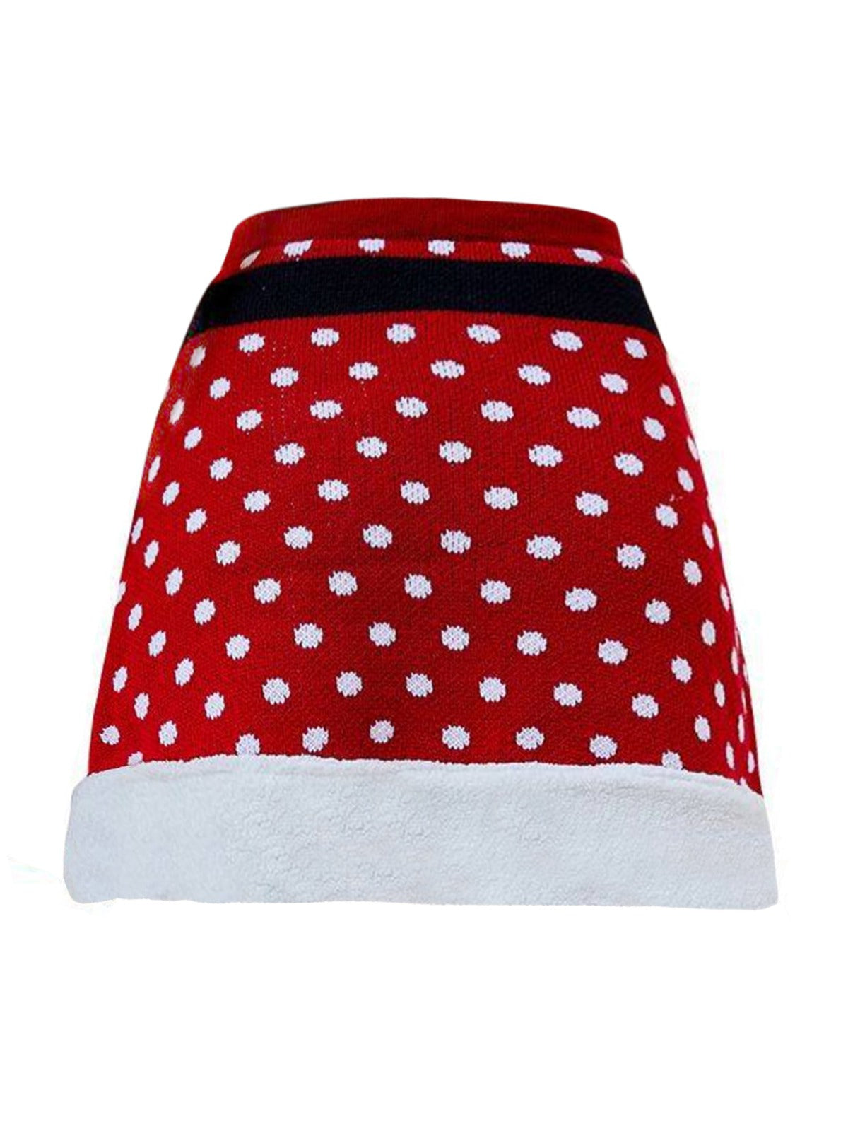 Christmas Polka Dots Knit Skirt, 6 of 10