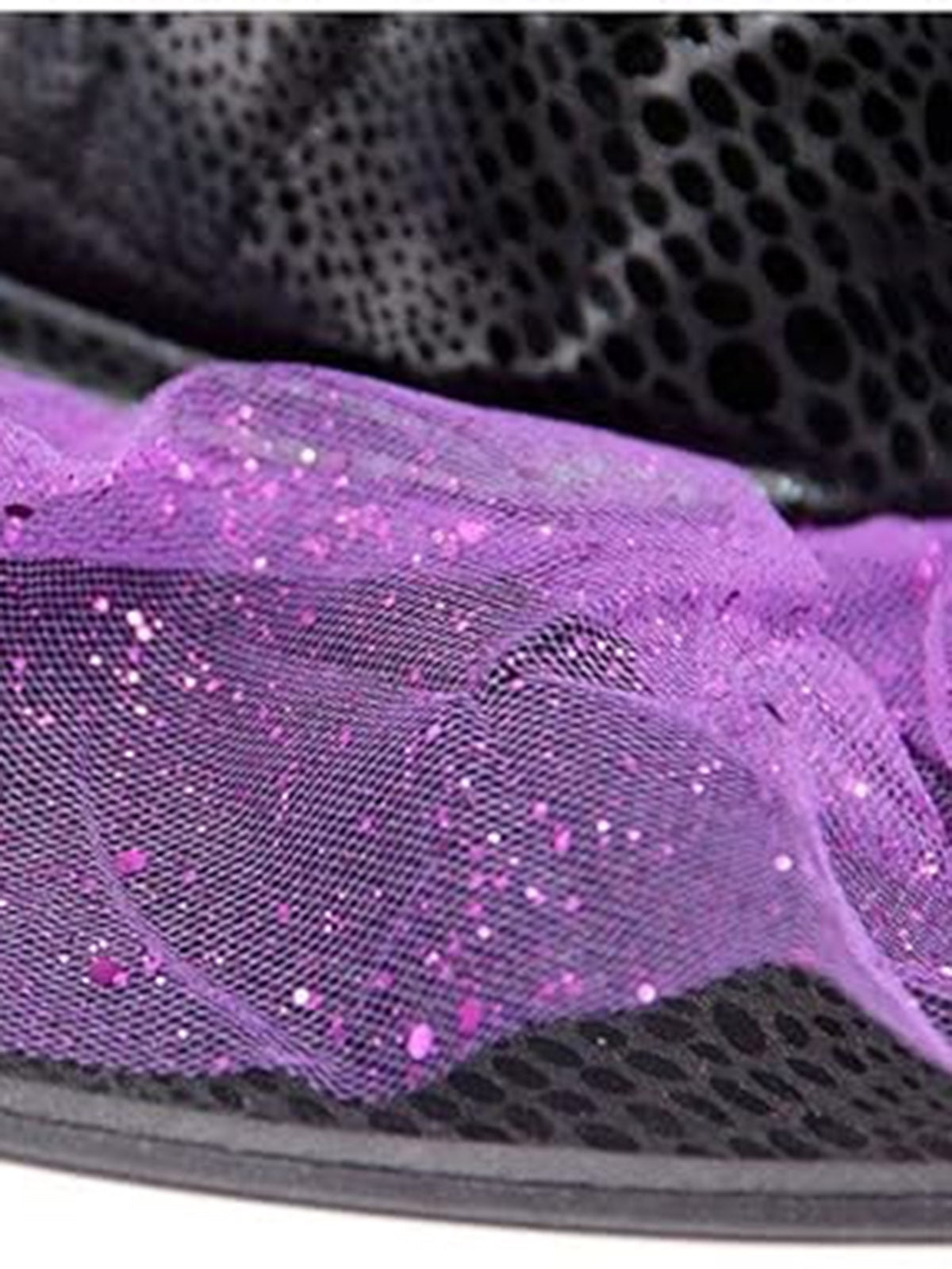 Purple Pointed Halloween Leather Witch Hat, 3 of 4