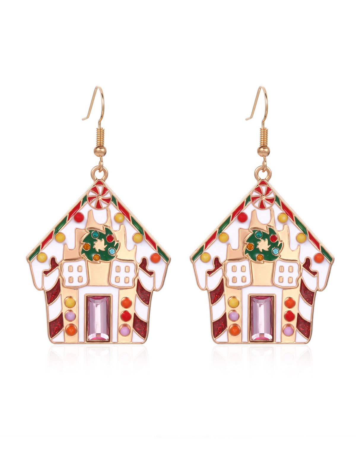 Christmas Elements Cute Dangle Earrings, 2 of 2