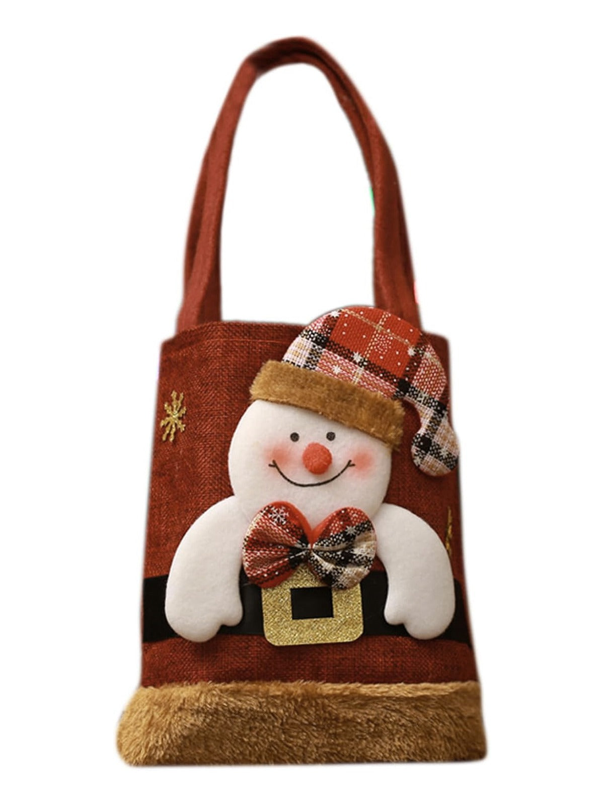 Red Christmas 3D Gift Candy Handbag Santa Claus, 3 of 14