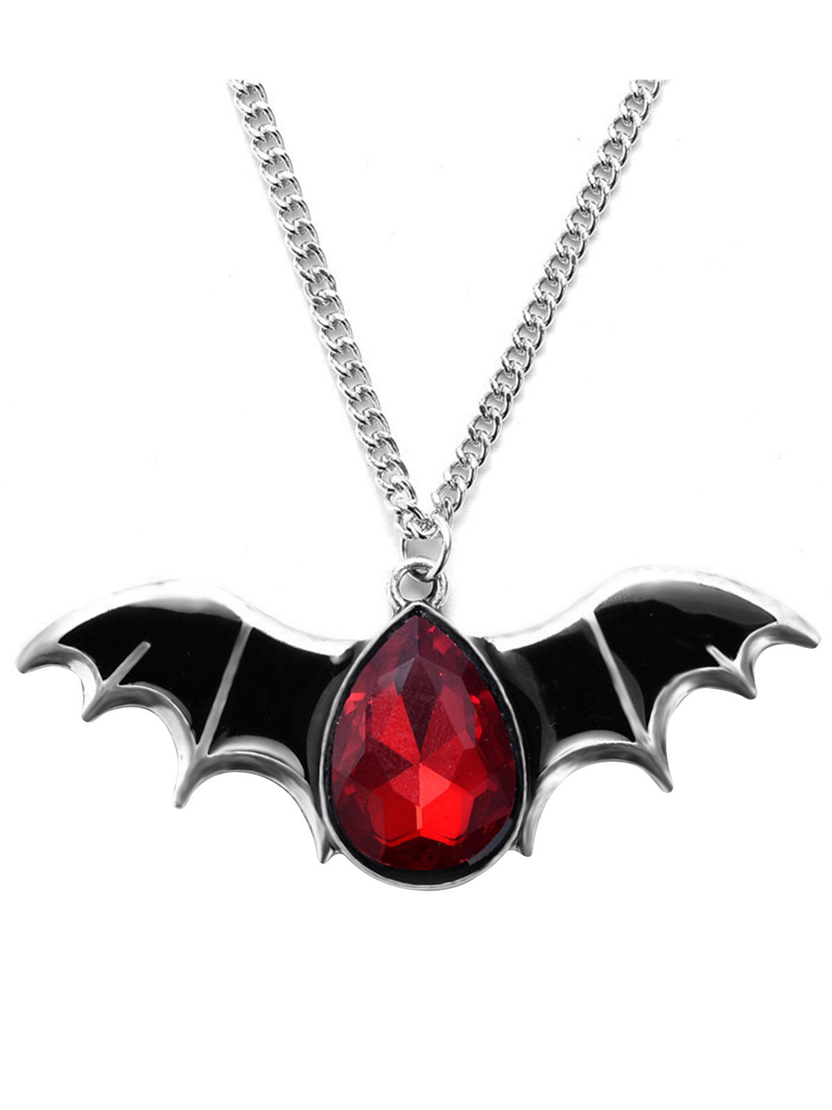 Halloween Bat Blood Drop Pendant Necklace, 1 of 1