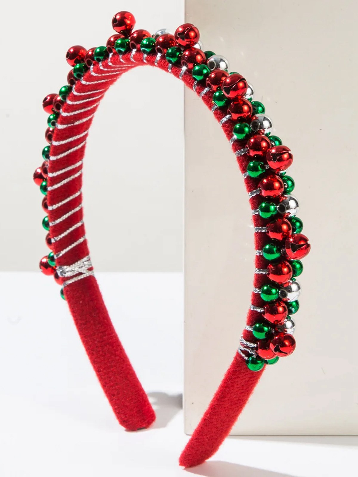 Christmas Colored Bell Beads Headband , 9 of 9