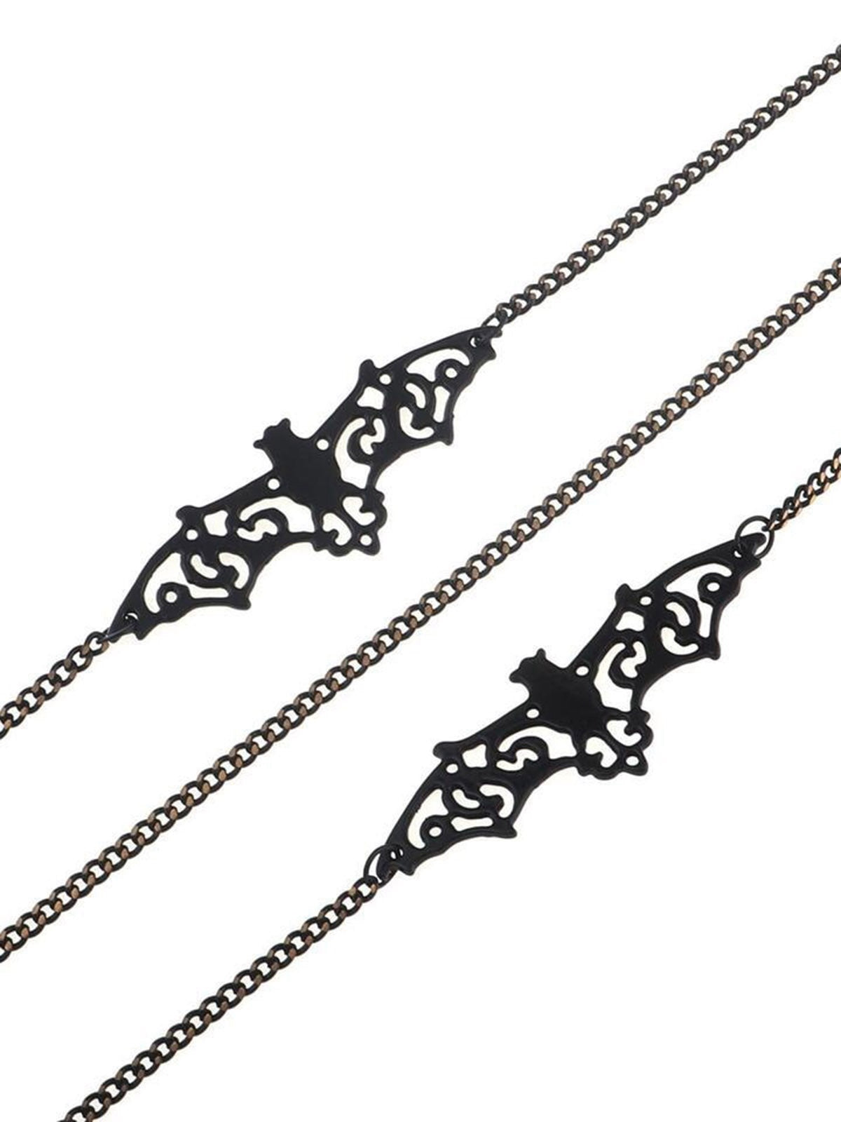 Black Vintage Halloween Glasses Chain Black, 9 of 10