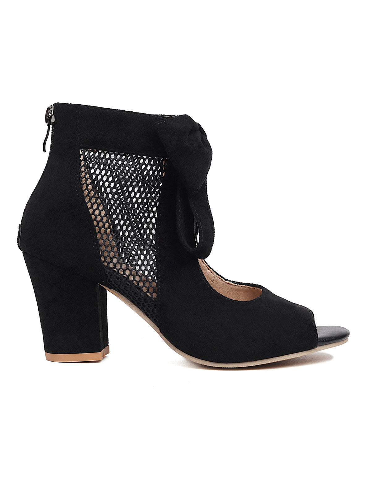 Fish Mouth Bow High Heeled Sandals , 2 of 5