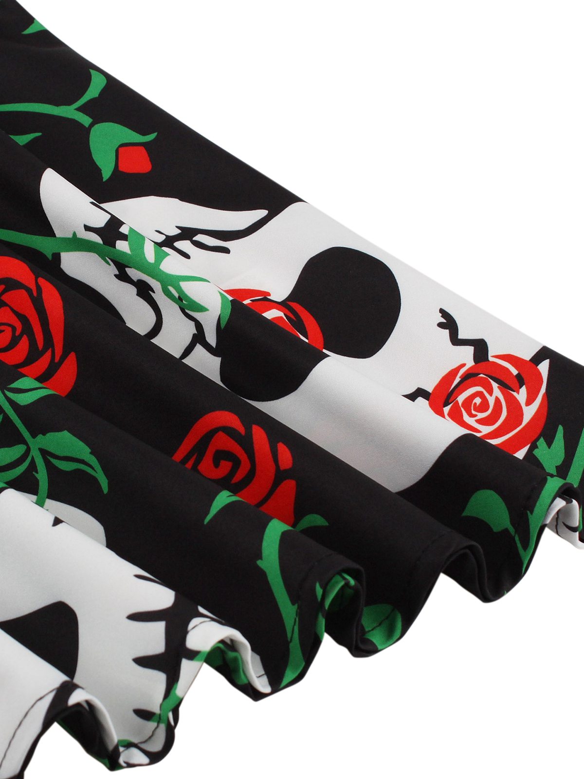 Halloween Patchwork Belt Swing Dress Stars & Pumpkin, 3 of 10