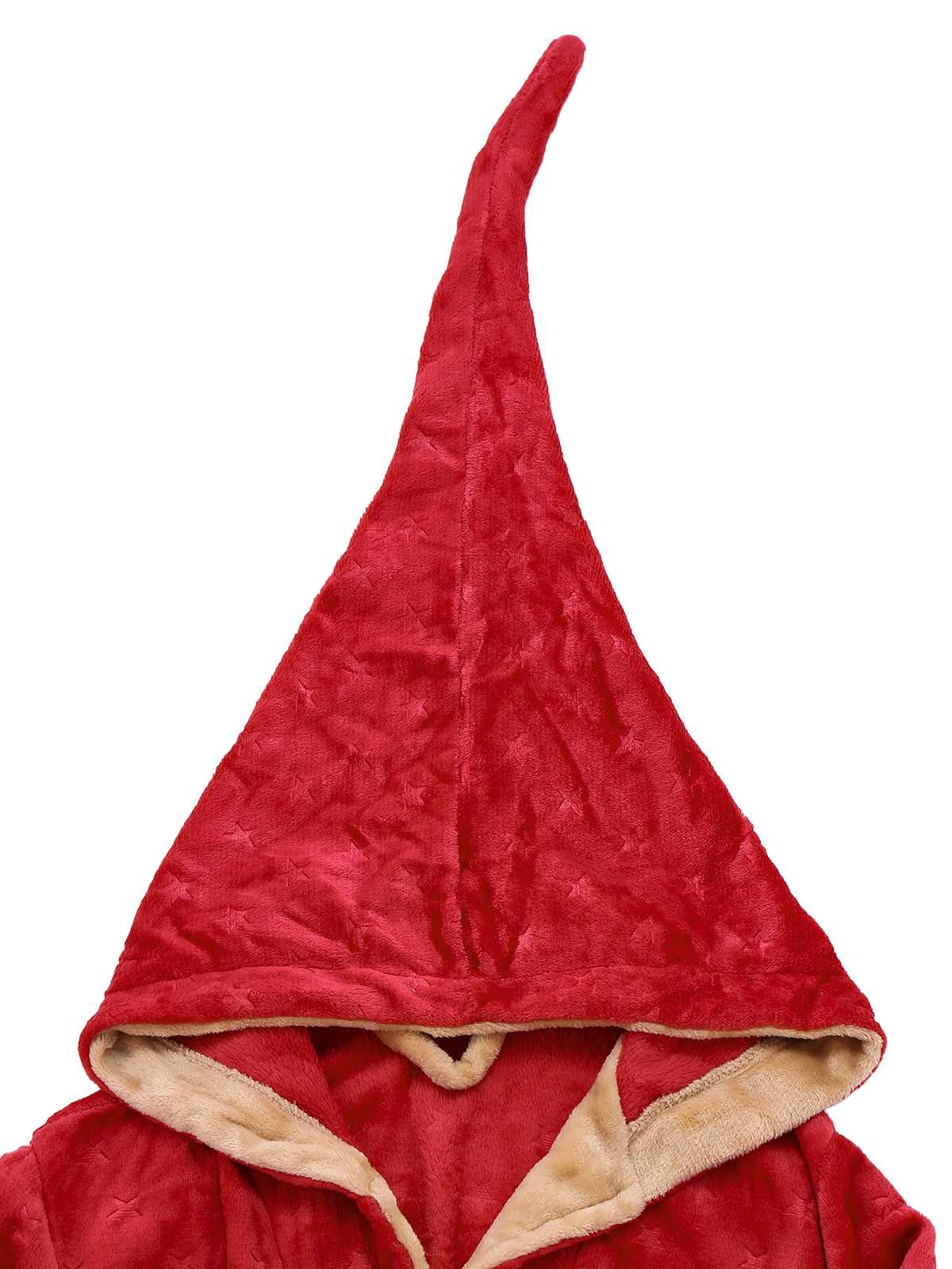 Christmas Gingerbread Hooded Flannel Robe, 7 of 7