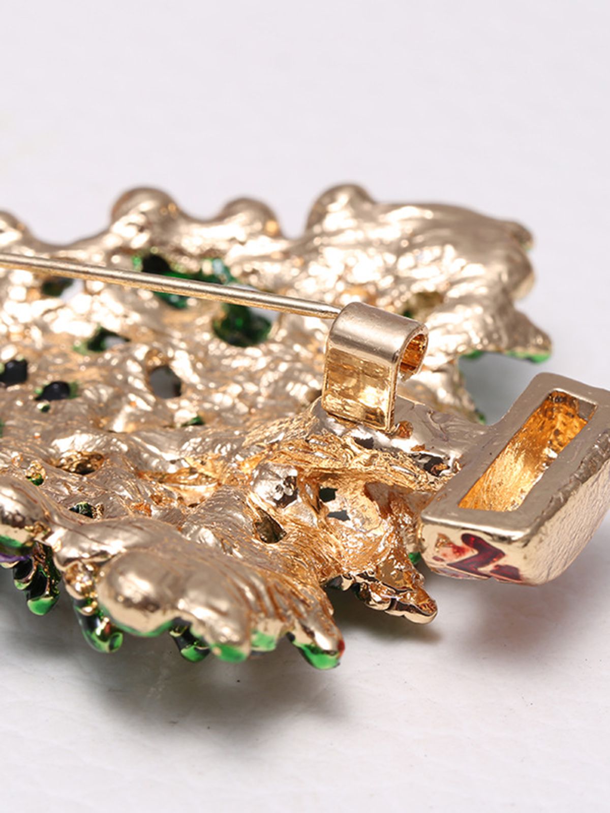 Christmas Trees Rhinestone Brooch, 3 of 3