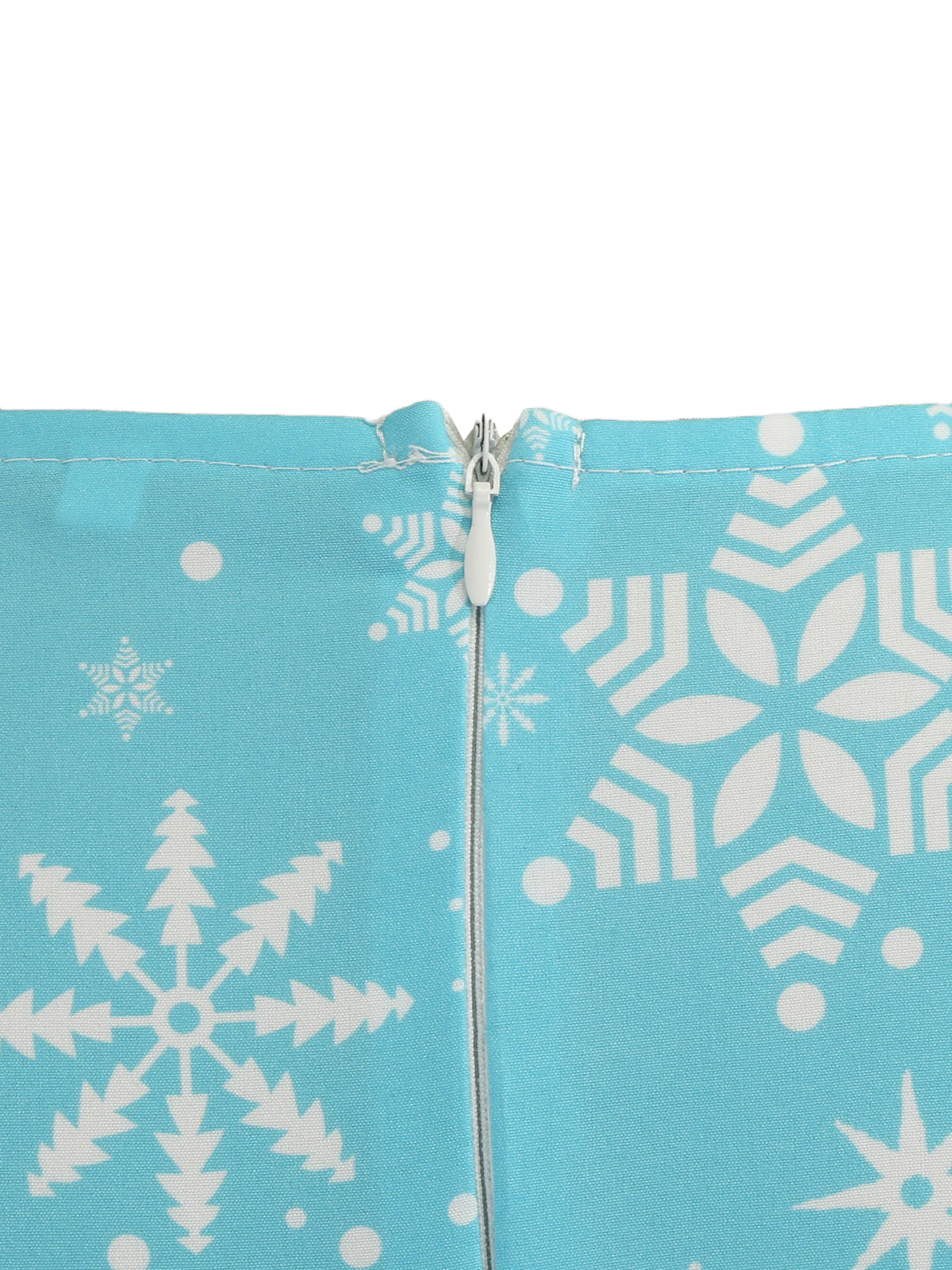 Blue  Christmas Deer Swing Dress , 5 of 8