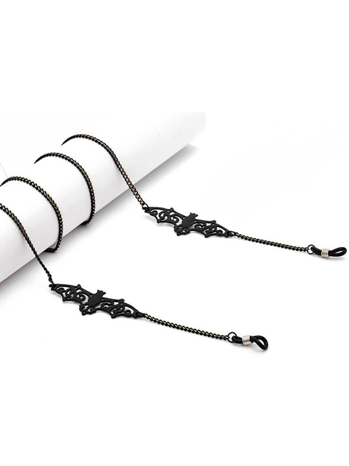 Black Vintage Halloween Glasses Chain Black, 8 of 10