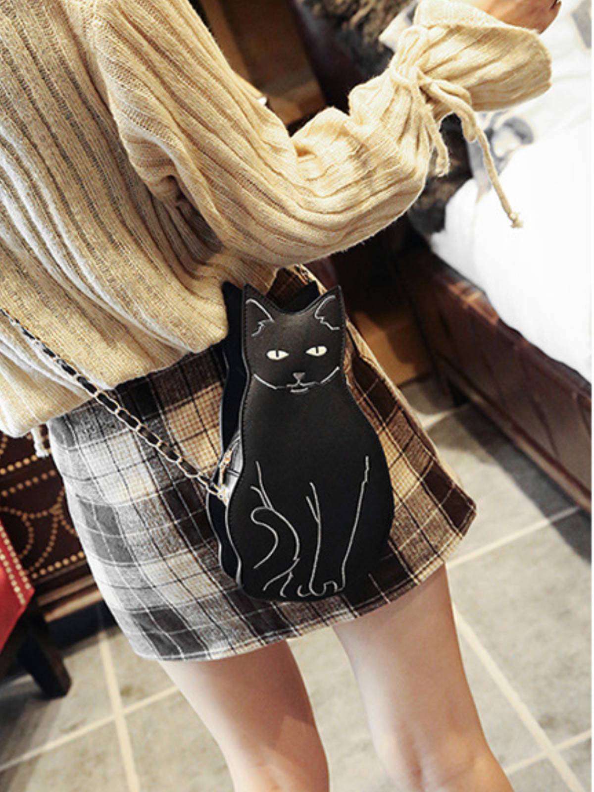 Halloween Cute Black Cat Bag, 2 of 5