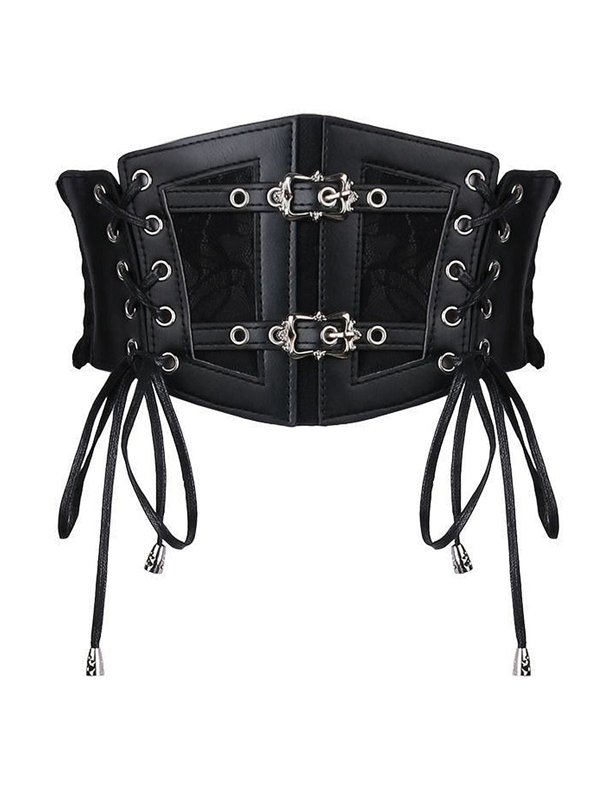 Vintage Black Lace Waistband Black, 1 of 5