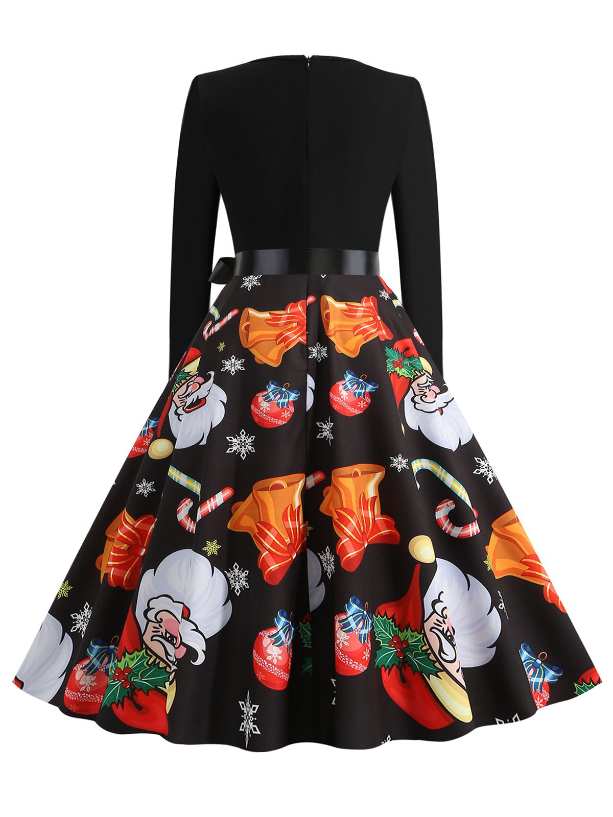 Christmas Santa Belted Dress, 3 of 4