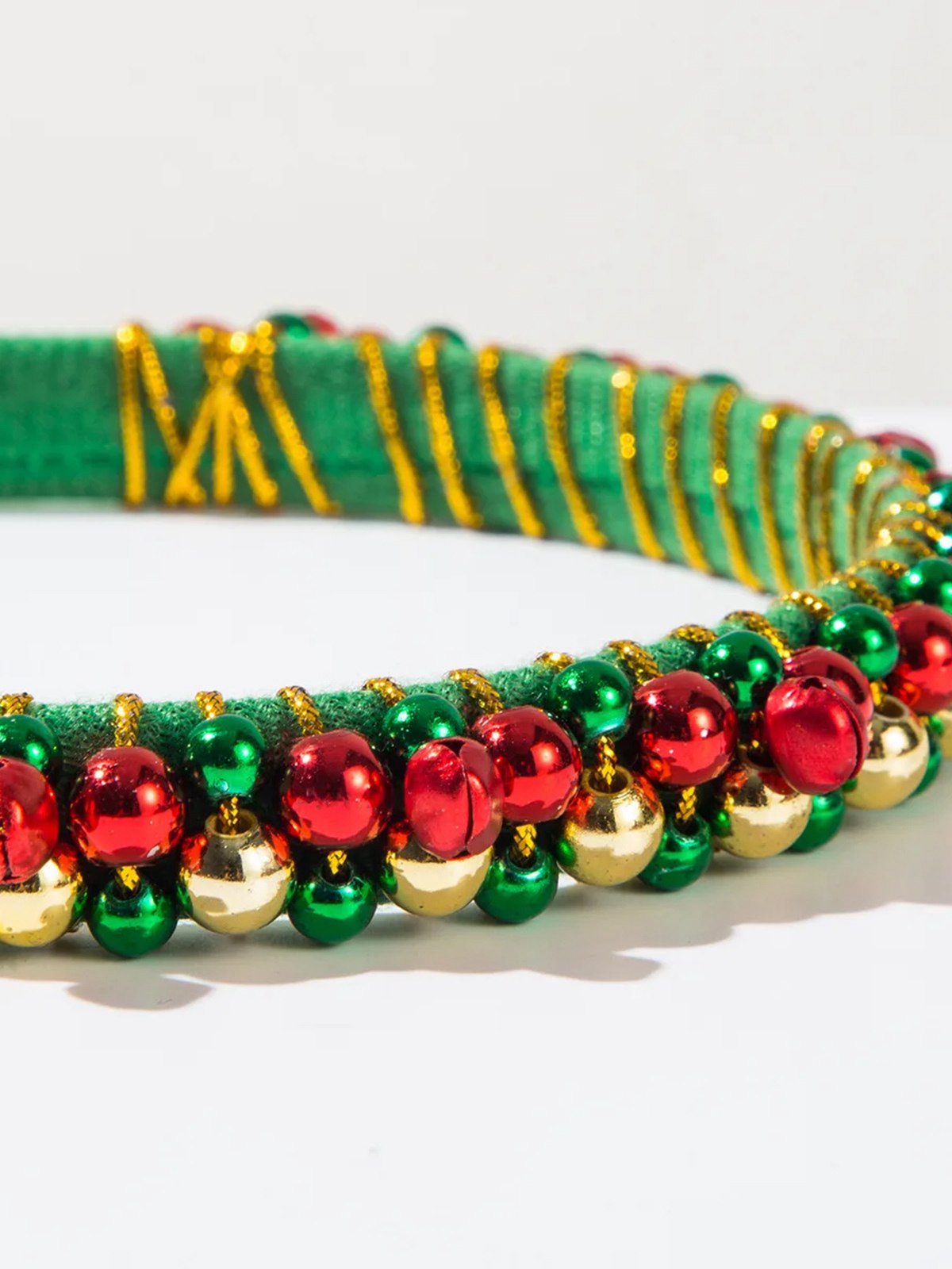 Christmas Colored Bell Beads Headband , 8 of 9