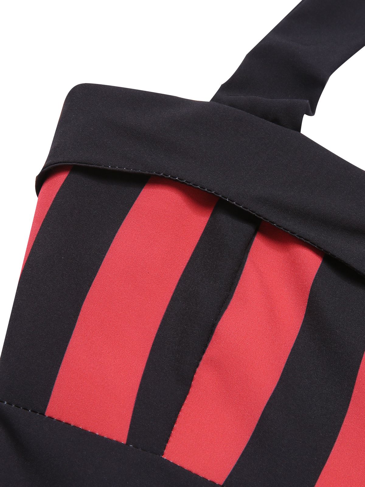 Black&Red 1950s Halloween Halter Skull Dress Black / S, 4 of 4