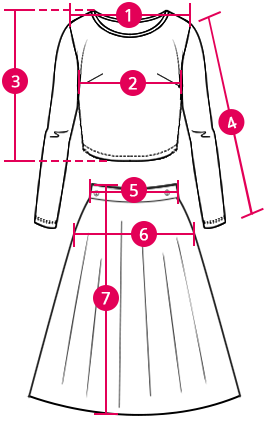 dressin size guide